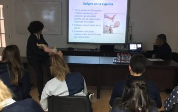 colegio yago school instala desfibrilador